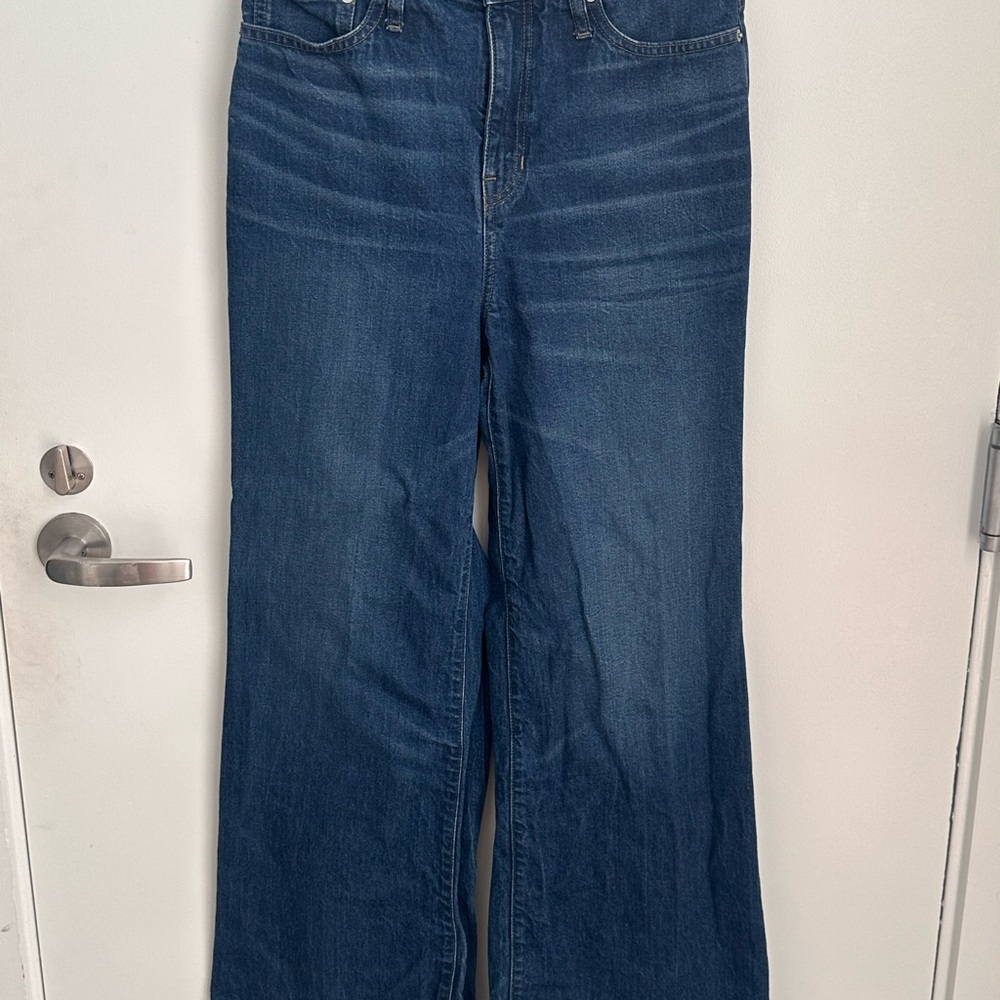 J. Crew Dark Blue Flare Jeans